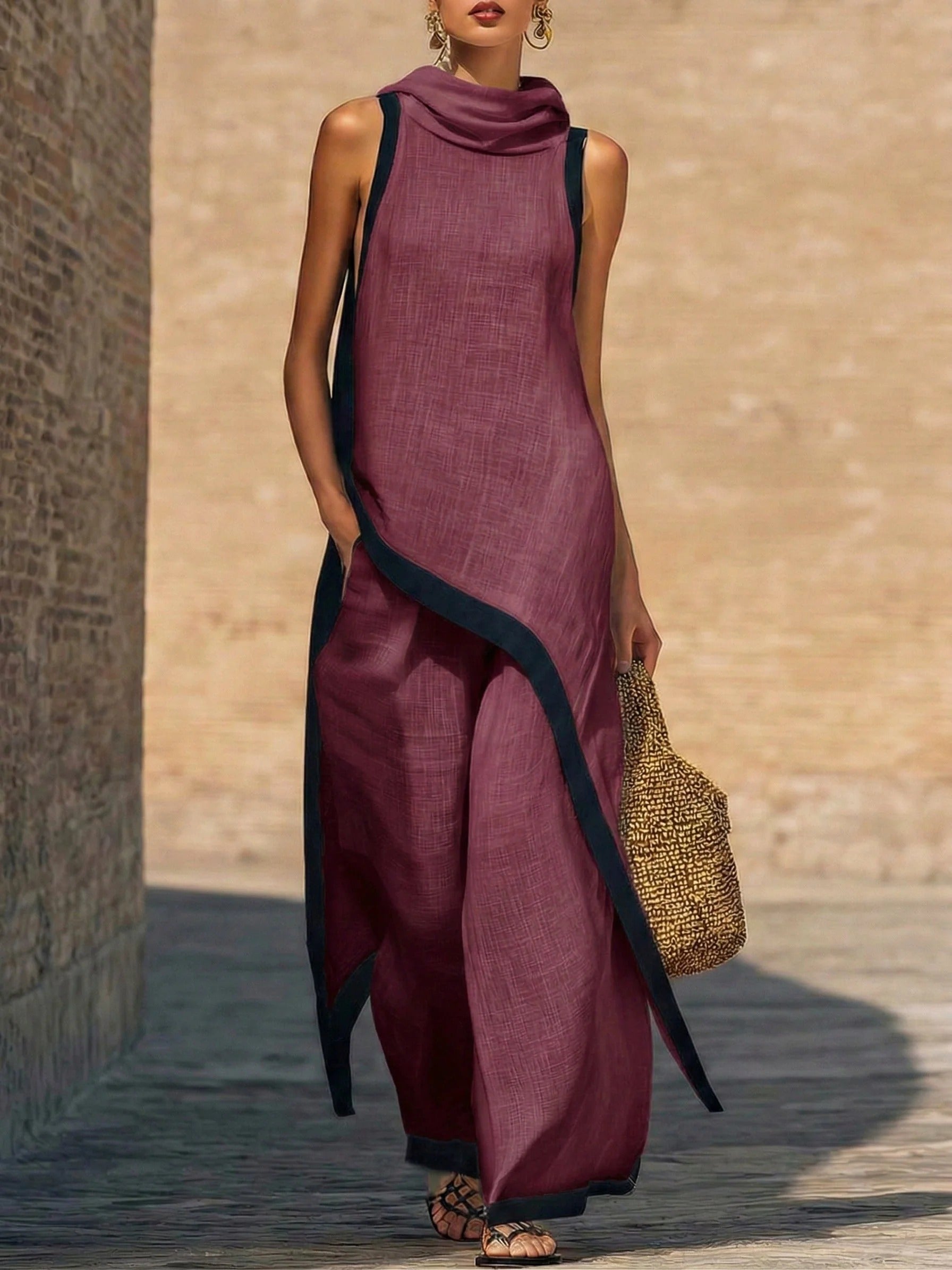 Coordinato Cecilia- in lino e cotone