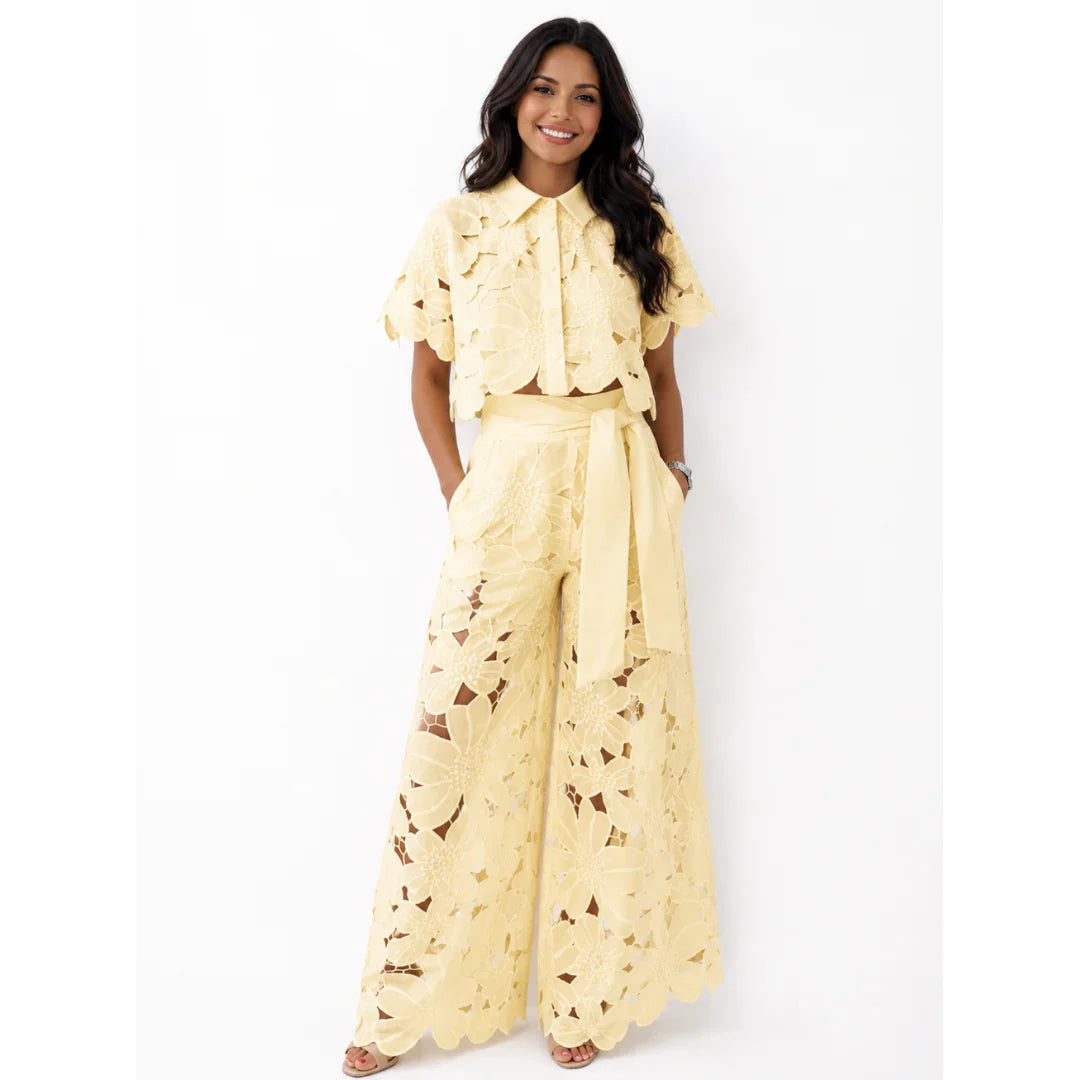 Coordinato Iris - in lino e cotone