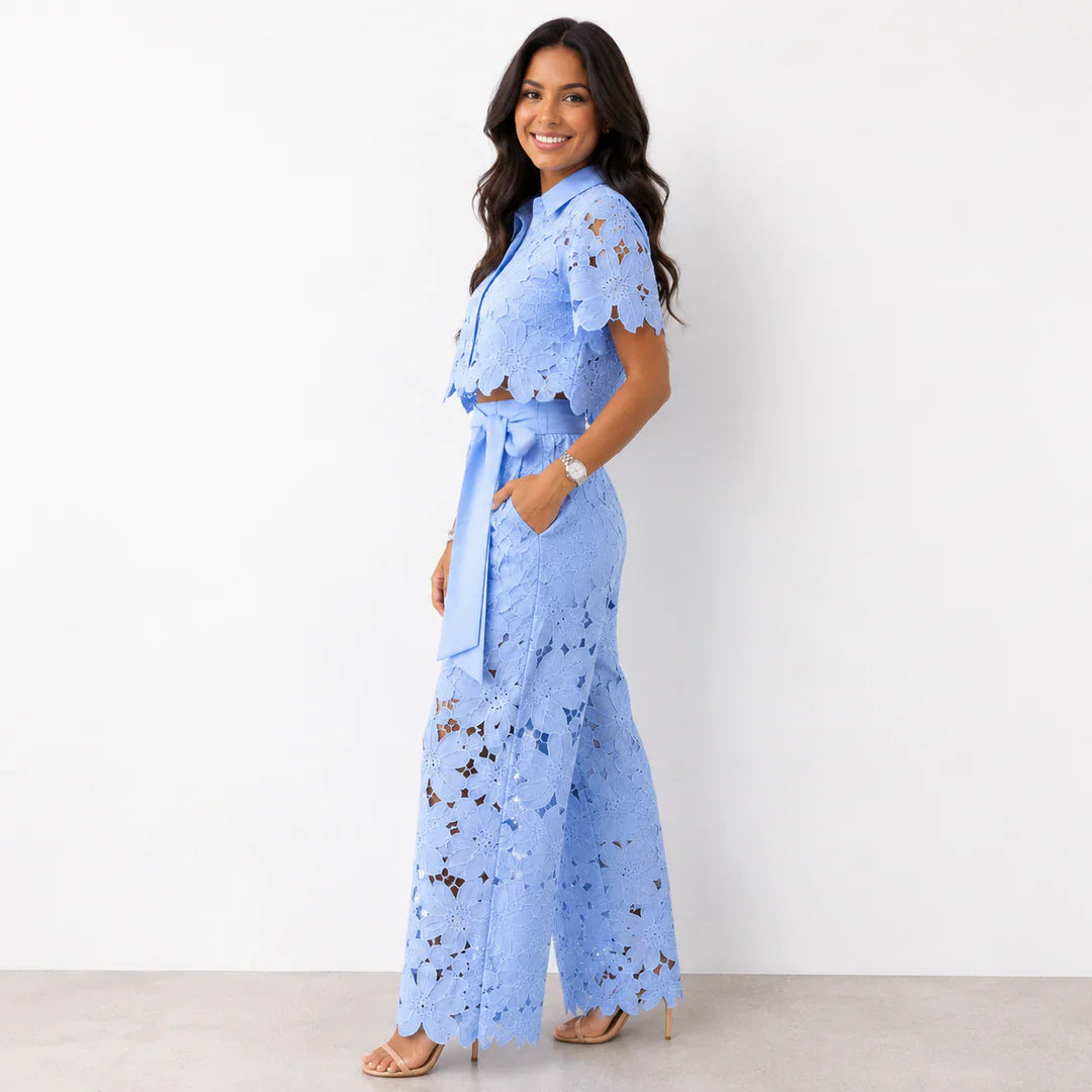 Coordinato Iris - in lino e cotone