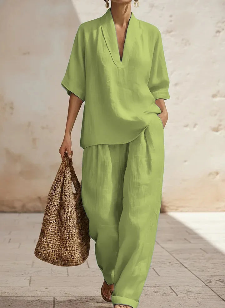 Coordinato Nicole - in lino e cotone