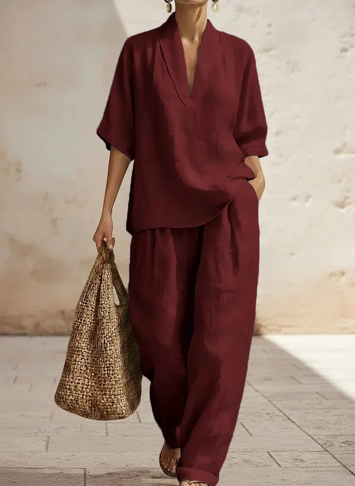 Coordinato Nicole - in lino e cotone