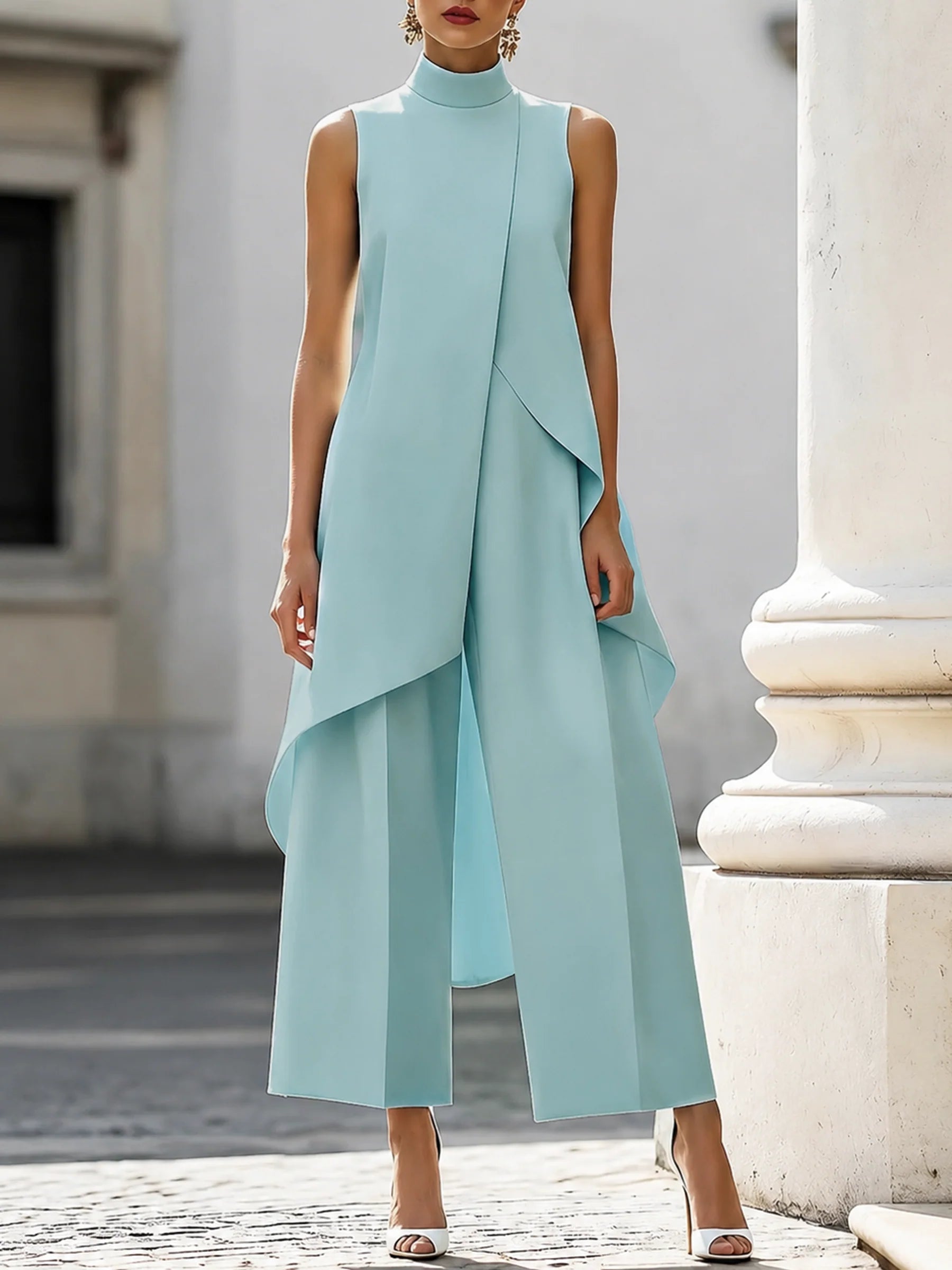 Tuta intera Paloma - 100% cotone elasticizzato leggero premium