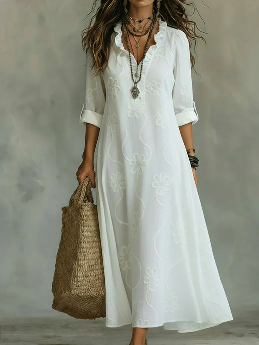 Vestito Iris - in lino e cotone