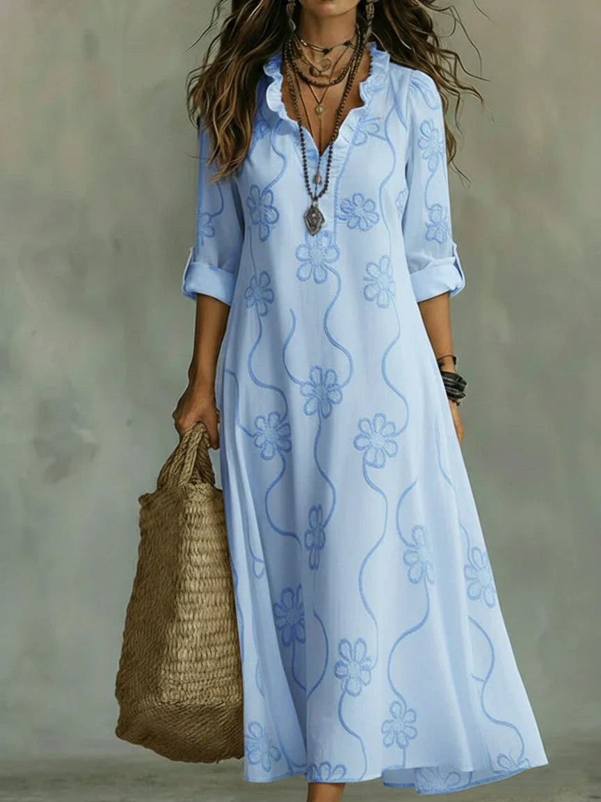 Vestito Iris - in lino e cotone