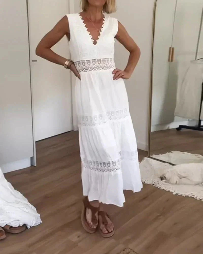 Vestito Cristina - in lino e cotone