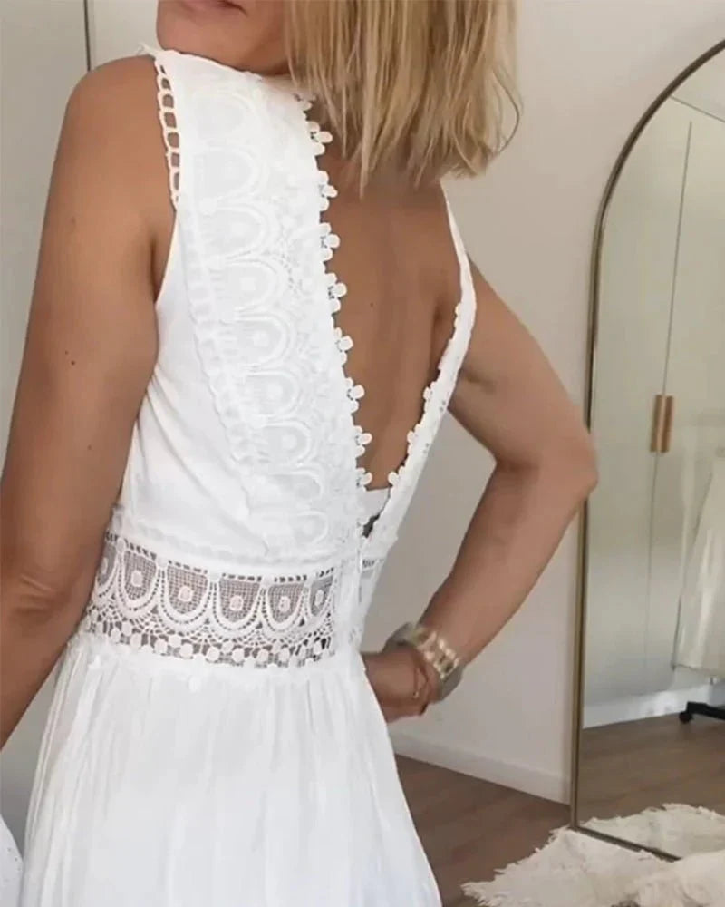 Vestito Cristina - in lino e cotone