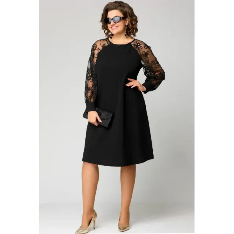 Vestito Laura - con dettagli floreali