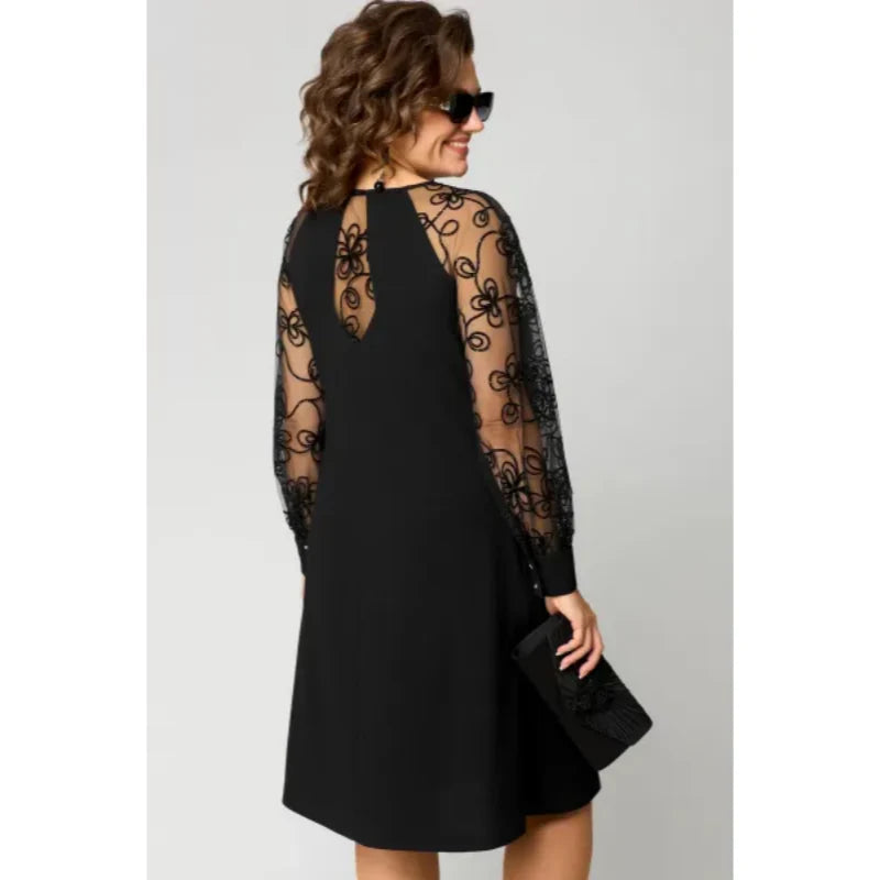 Vestito Laura - con dettagli floreali