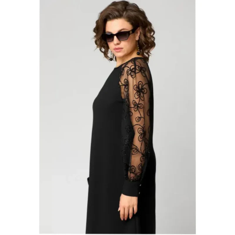 Vestito Laura - con dettagli floreali