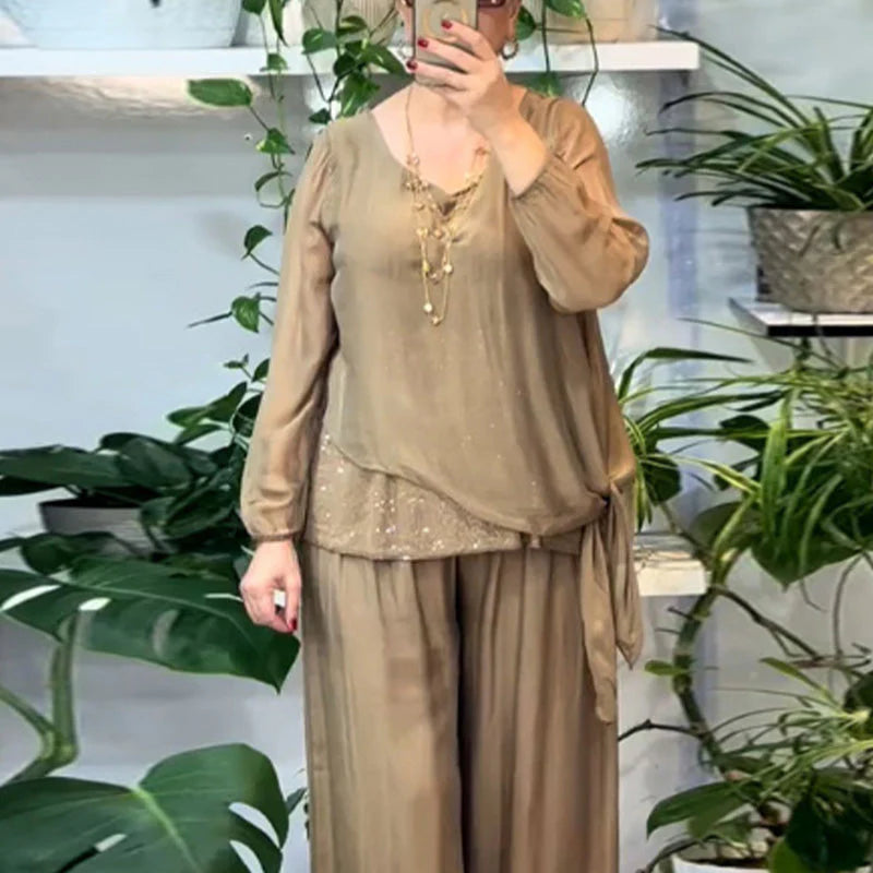 Coordinato Monica - in lino e cotone