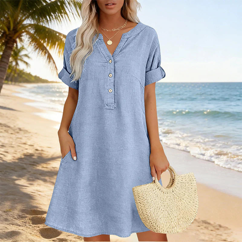 Vestito Alba - in lino e cotone