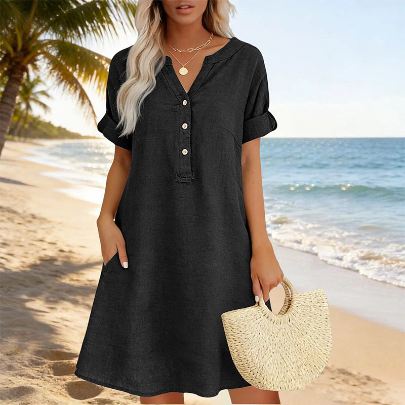 Vestito Alba - in lino e cotone