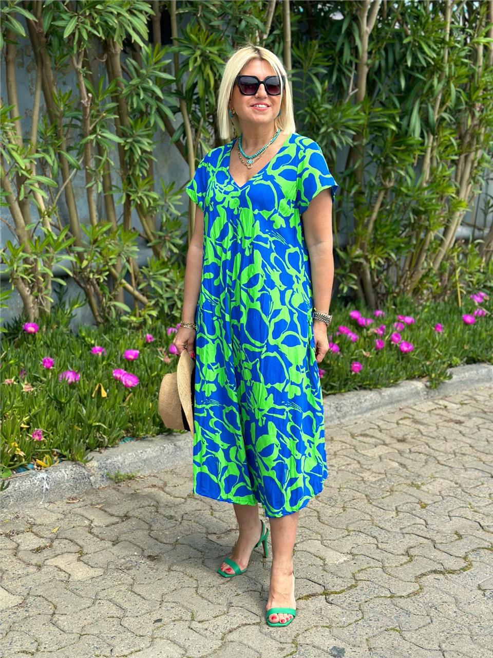 Vestito Elodie - in lino e cotone