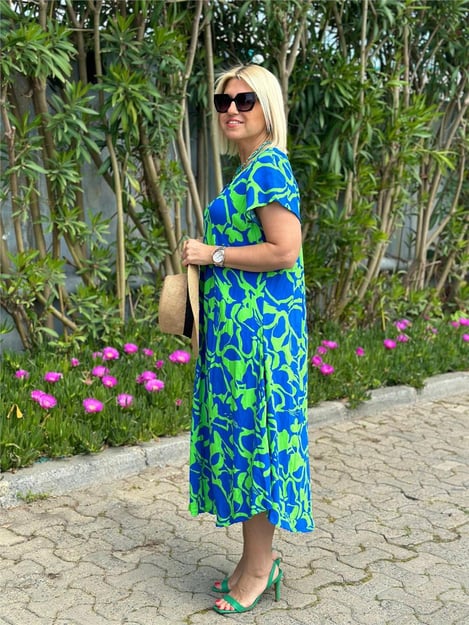 Vestito Elodie - in lino e cotone