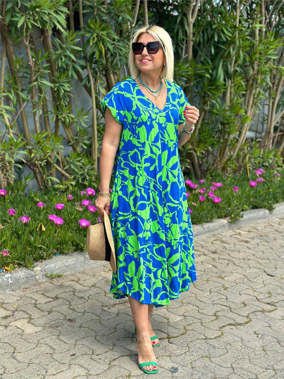 Vestito Elodie - in lino e cotone