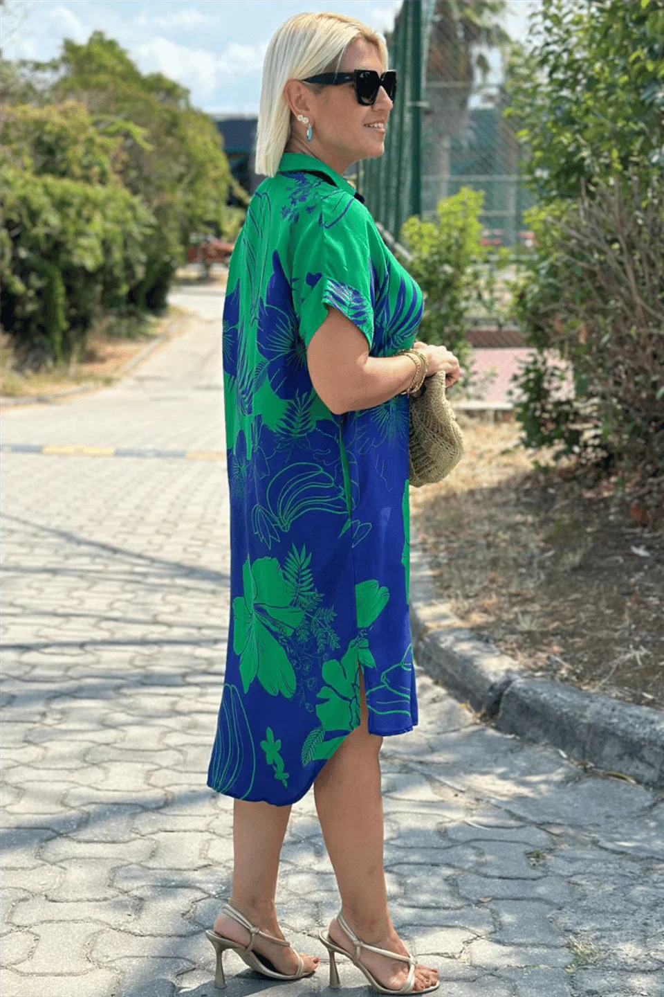 Vestito Giada - in lino e cotone